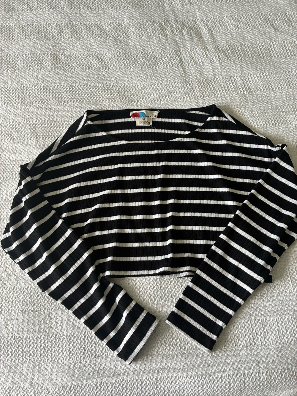 FP Beach striped cropped top